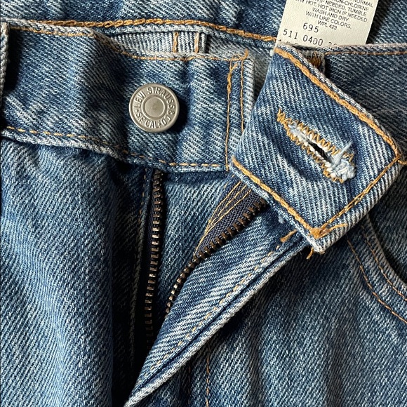 Women’s 505 Levi's Slim Fit Straight Leg Blue Jeans - Picture 5 of 10